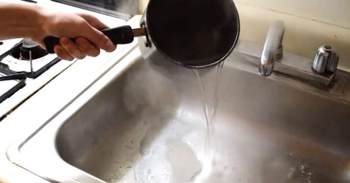 What Happens When You Pour Boiling Water Down the Kitchen Sink